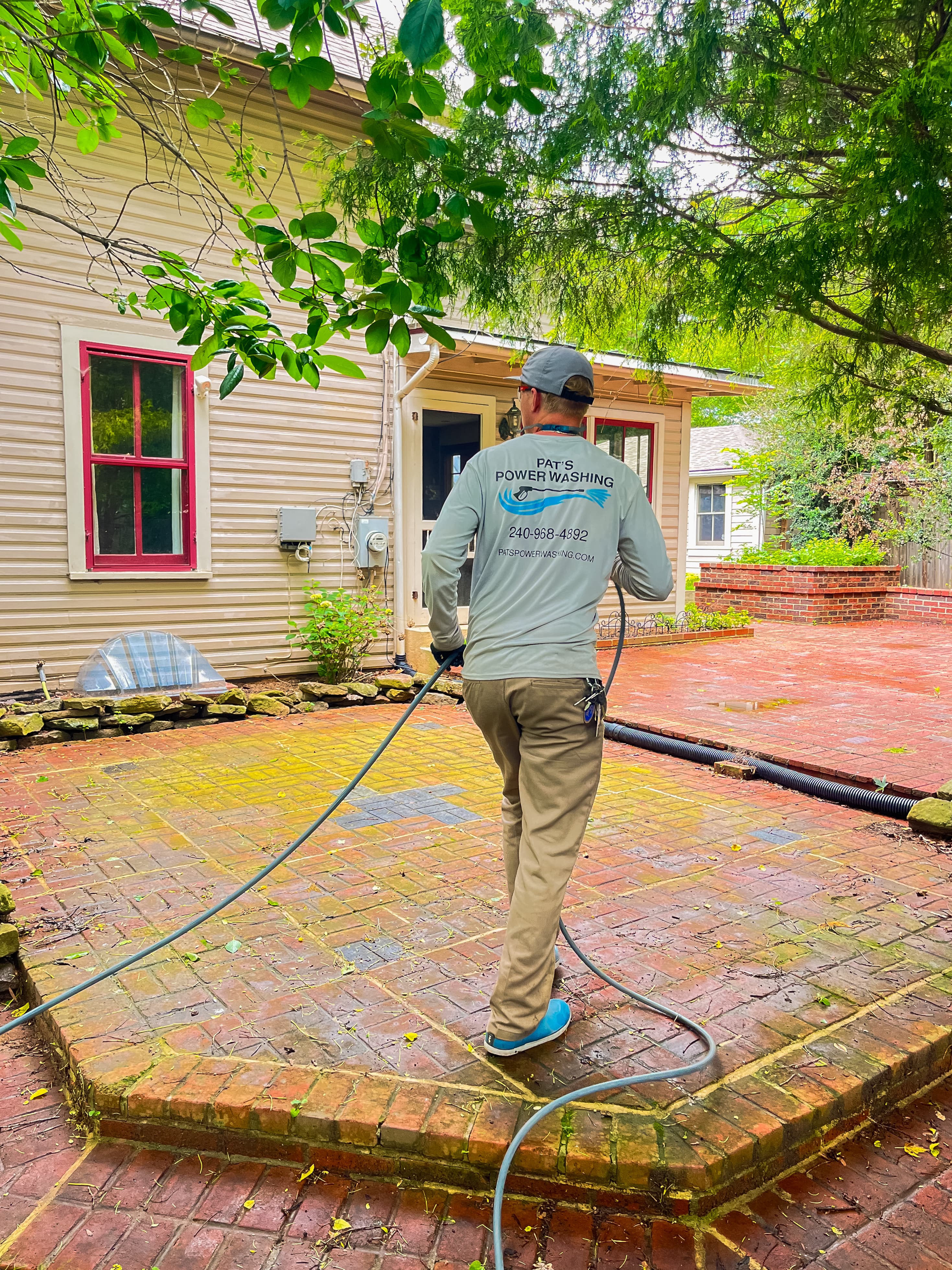 Pat's Power Washing process